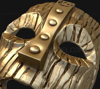 Mask (MS_0099) 3D model for CNC machine